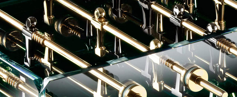 Cristallino Gold Football Table by Teckell