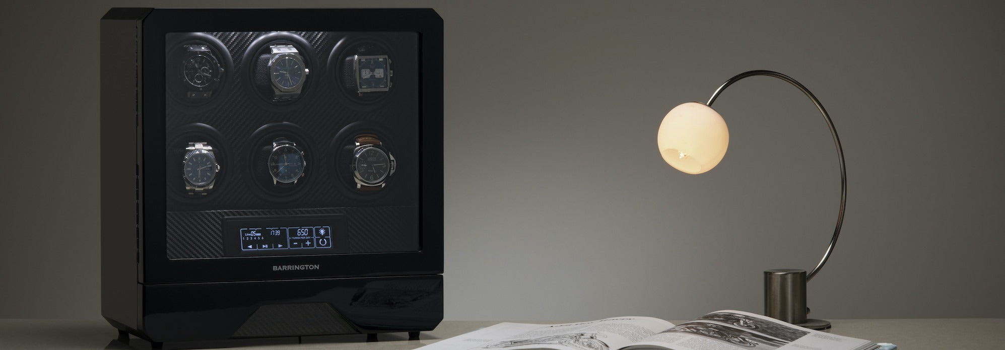 A picture of one of the Barrington multi watch winders